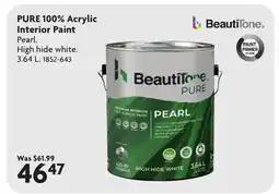 Home Hardware PURE 100% Acrylic Interior Paint offer