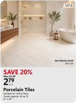 Home Hardware Porcelain Tiles offer