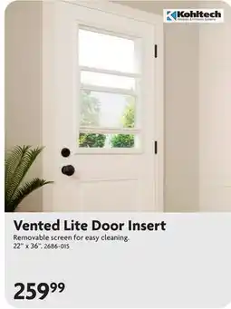 Home Hardware Vented Lite Door Insert offer