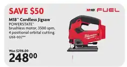 Home Hardware M18 Cordless Jigsaw POWERSTATE offer