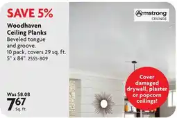 Home Hardware Woodhaven Ceiling Planks offer