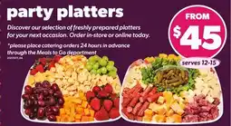 Loblaws PARTY PLATTERS, SERVES 12-15 offer