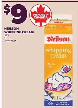 Loblaws NEILSON WHIPPING CREAM 35% offer