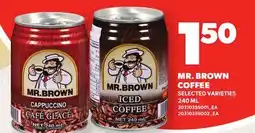 Loblaws MR. BROWN COFFEE offer