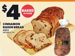 Loblaws CINNAMON RAISIN BREAD offer