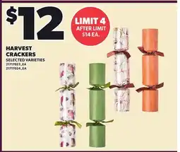Loblaws HARVEST CRACKERS offer