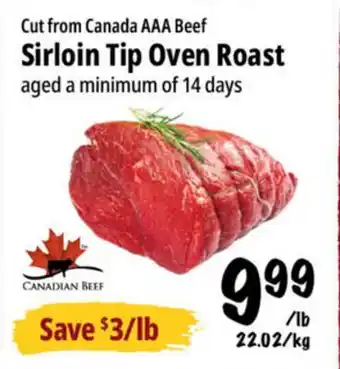 Farm Boy Sirloin Tip Oven Roast offer