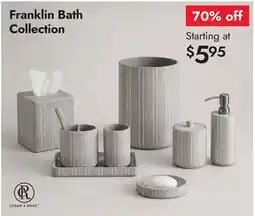 Linen Chest Franklin Bath Collection offer