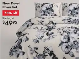 Linen Chest Floor Duvet Cover Set offer