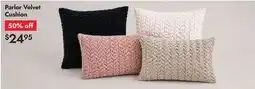 Linen Chest Parlor Velvet Cushion offer