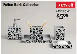 Linen Chest Feline Bath Collection offer