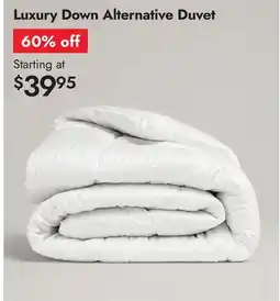 Linen Chest Luxury Down Alternative Duvet offer