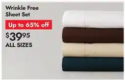 Linen Chest Wrinkle Free Sheet Set offer