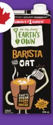 Food Basics EARTH'S OWN OAT BEVERAGE offer