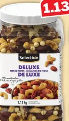 Food Basics SELECTION OR LIFE SMART DELUXE MIXED NUTS OR CASHEWS offer