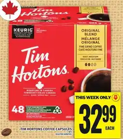 Food Basics TIM HORTONS COFFEE CAPSULES offer