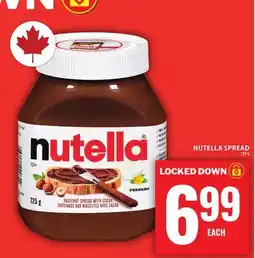 Food Basics NUTELLA SPREAD offer