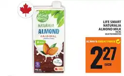 Food Basics LIFE SMART NATURALIA ALMOND MILK offer
