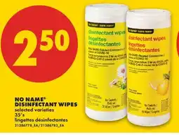 No Frills NO NAME DISINFECTANT WIPES, 35's offer