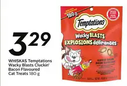 Sobeys Temptations Wacky Blasts Cluckin' Bacon Flavoured Cat Treats offer