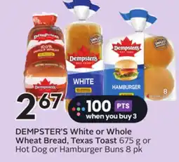 Sobeys White or Whole Wheat Bread, Texas Toast - Big Earn offer