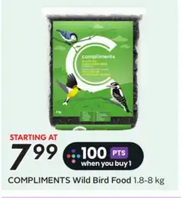 Sobeys COMPLIMENTS Wild Bird Food - Big Earn offer