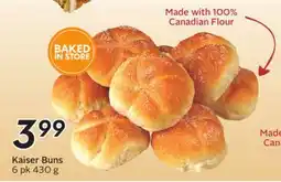 Sobeys Kaiser Buns offer