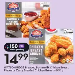 Sobeys Breaded Buttermilk Chicken Breast Pieces or Zesty Breaded Chicken Breasts - Big Earn offer