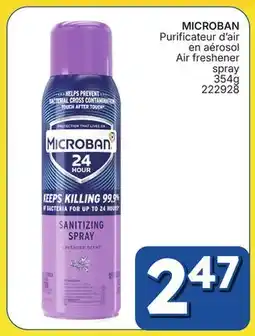 Rossy MICROBAN Air freshener spray offer