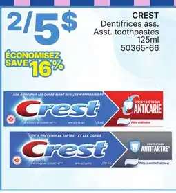 Rossy CREST Dentifrices ass offer