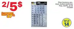 Rossy Asst. button batteries offer