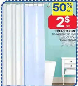Rossy Shower curtain liner offer