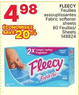 Rossy FLEECY Fabric softener sheets offer