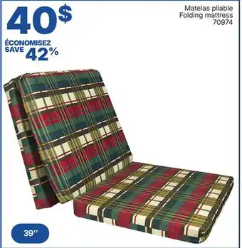 Rossy Folding mattress offer