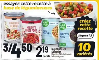 Metro LÉGUMINEUSES SELECTION | SELECTION LEGUMES offer