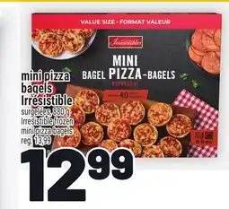 Metro MINI PIZZA BAGELS IRRÉSISTIBLE | IRRESISTIBLES MINI PIZZA BAGELS offer