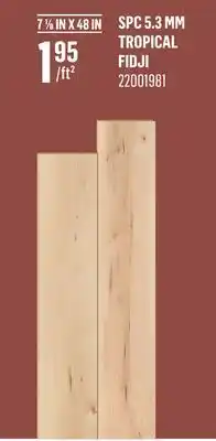 Canac Vinyl Flooring offer
