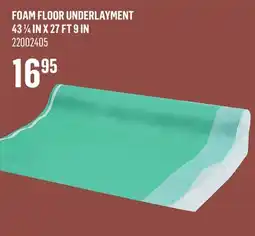 Canac Foam Floor Underlayment 43 1/4 in x 27 ft 9 in offer