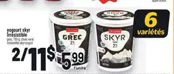 Metro YOGOURT SKYR IRRÉSISTIBLE | IRRÉSISTIBLE SKYR YOGURT GREC offer