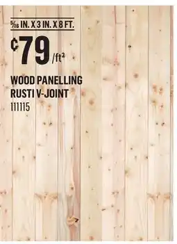 Canac Wood Panelling offer