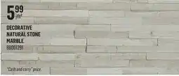 Canac Decorative Natural Stone offer