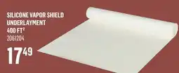 Canac Silicone Vapor Shield Underlayment 400 ft² offer