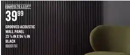 Canac Grooved Acoustic Wall Panel 23 7/8 in x 94 1/2 in offer