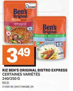 L'Intermarché RIZ BISTRO EXPRESS, 240/250 G | RICE offer