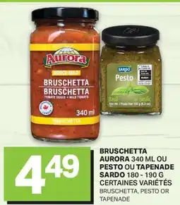 L'Intermarché BRUSCHETTA, 340 ML OU TAPENADE, 180 - 190 G | BRUSCHETTA, PESTO OR TAPENADE offer