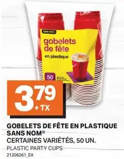 L'Intermarché GOBELETS DE FÊTE EN PLASTIQUE | PLASTIC PARTY CUPS, 50 UN offer