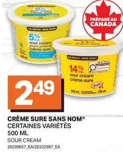 L'Intermarché CRÈME SURE | SOUR CREAM offer