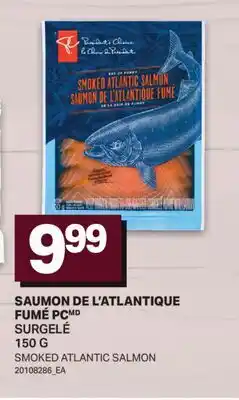 L'Intermarché SAUMON DE L'ATLANTIQUE FUMÉ SURGELÉ, 150 G | SMOKED ATLANTIC SALMON offer
