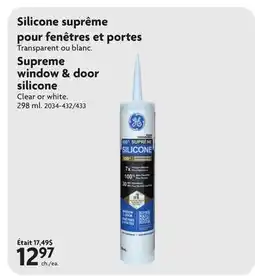 Home Hardware Supreme window & door silicone offer