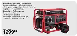 Home Hardware Portable tri-fuel generator offer